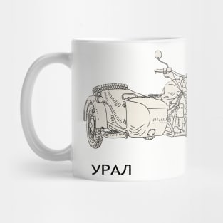 Ural sidecar motorcycle Mug